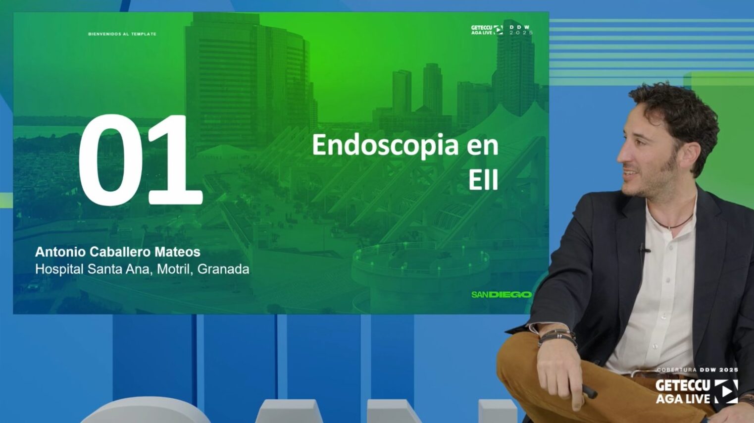 Antonio Caballero representando a GETECCU